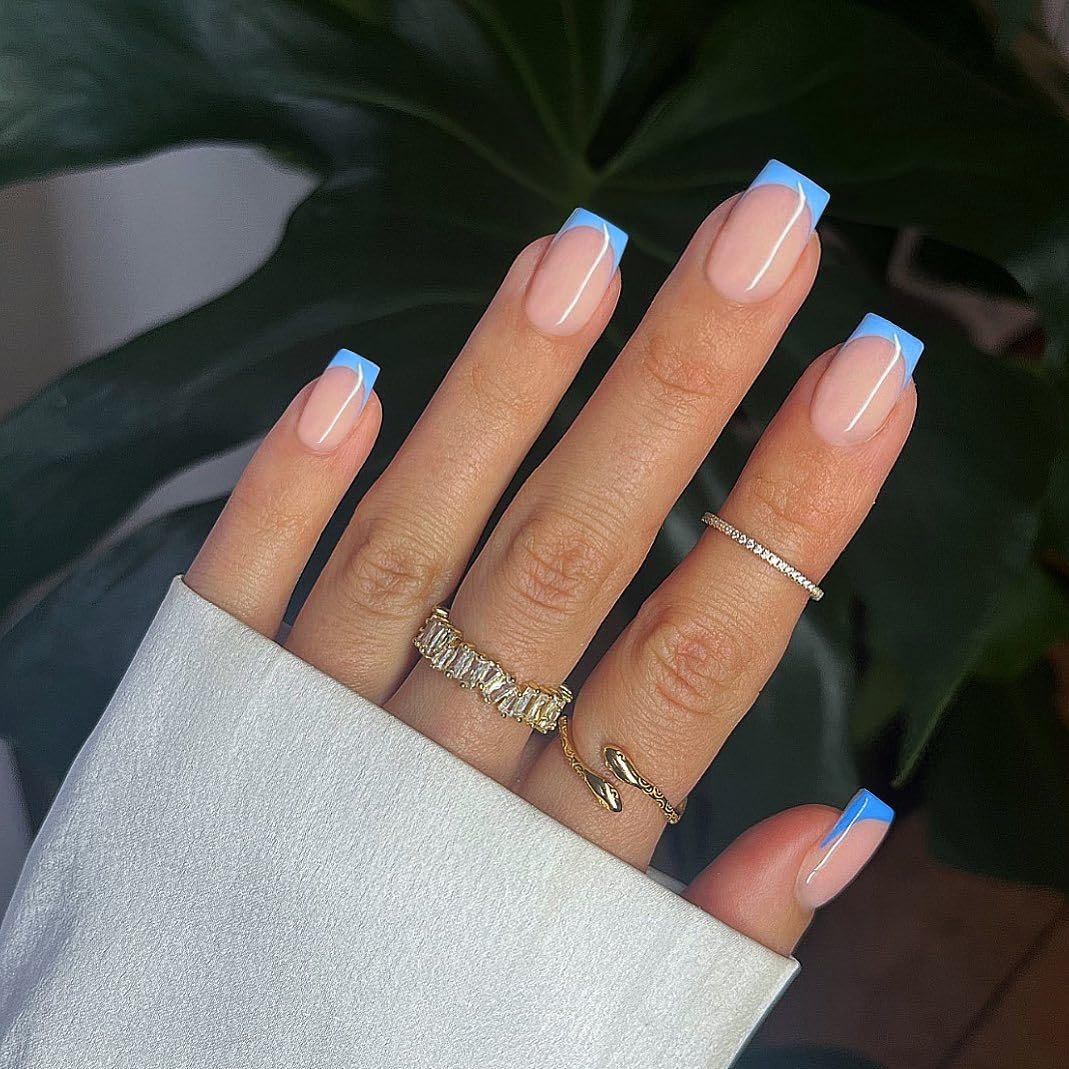french tip nails